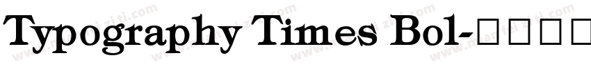 Typography Times Bol字体转换